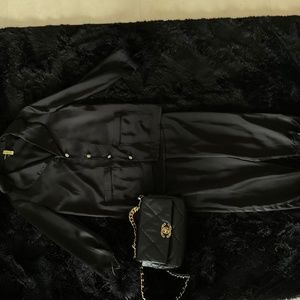 BLACK FRIDAY SALE: NADINE MERABI DARCIE BLACK PYJAMAS